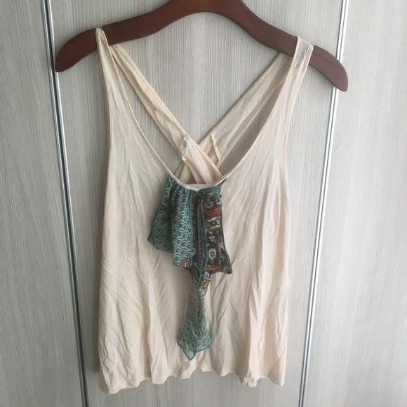 Lucca Couture tank top with bandana style detail - Picture 1 of 6